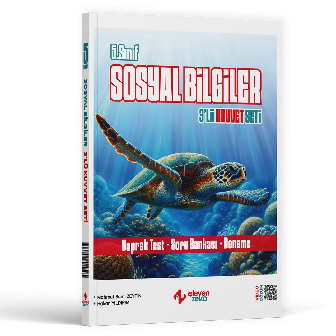 İşleyen Zeka 5. Sınıf Sosyal Bilgiler 3 lü Kuvvet Serisi Seti