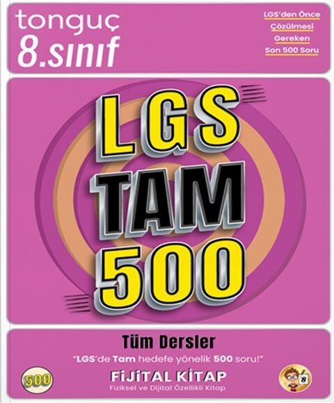 8.Sınıf LGS Tam 500 Soru Bankası Tonguç Yayınları