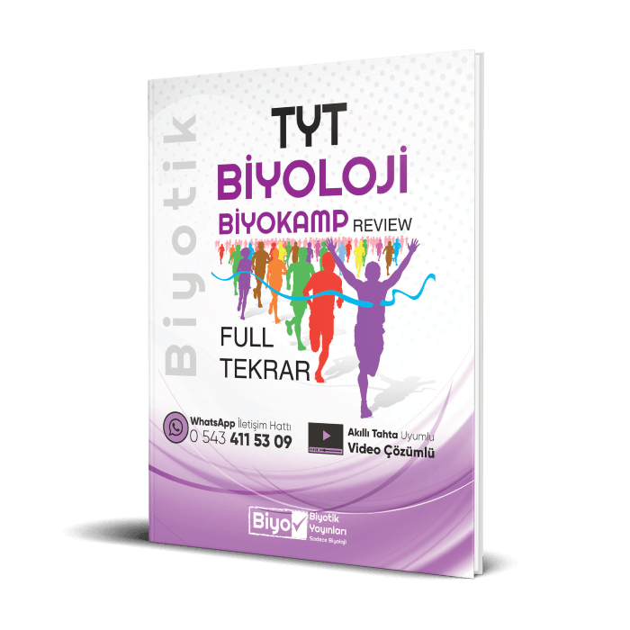 Biyotik Yayınları TYT Biyoloji Full Tekrar Biyokamp