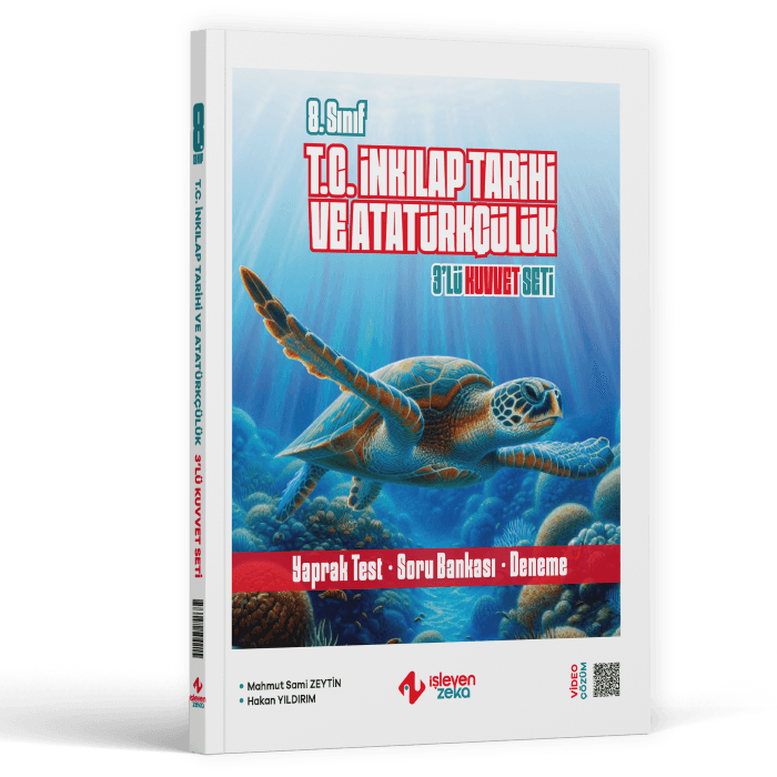 İşleyen Zeka Yayınları 8. Sınıf T. C. İnkılap Tarihi 3 lü Kuvvet Serisi Seti