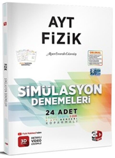 3D Yayınları AYT Fizik Simülasyon Denemeleri