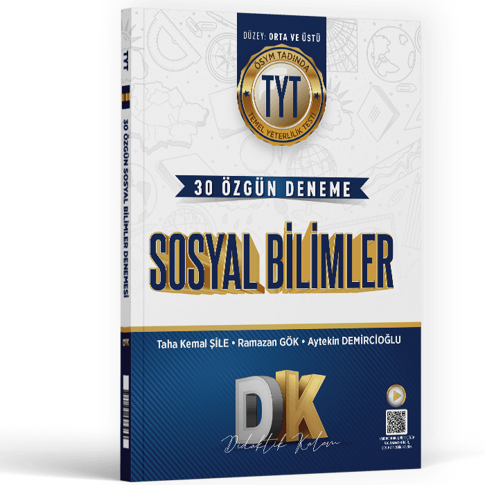 Didaktik Kalem Yayınları TYT Sosyal Bilimler 30 Deneme