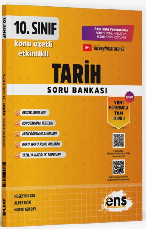 ENS Yayıncılık 10. Sınıf Tarih Etkinlikli Soru Bankası