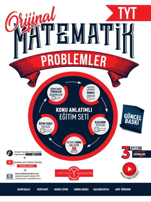 Orijinal Yayınları TYT Problemler Konu Anlatımlı Eğitim Seti