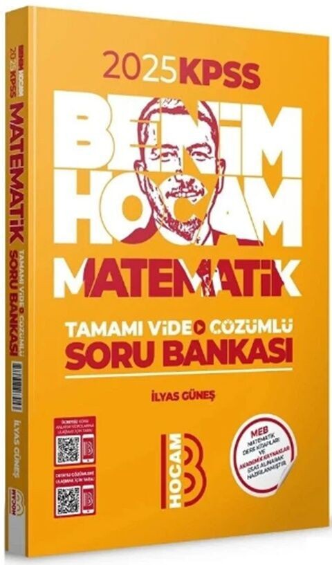 Benim Hocam Yayınları 2025 KPSS Matematik Tamamı Video Çözümlü Soru Bankası