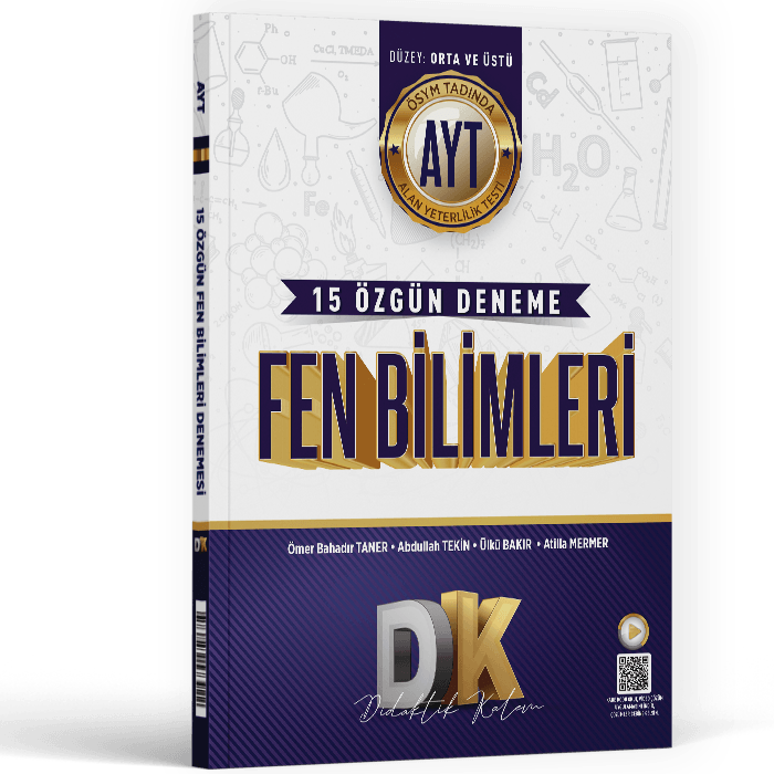 Didaktik Kalem Yayınları AYT Fen Bilimleri 15 Deneme
