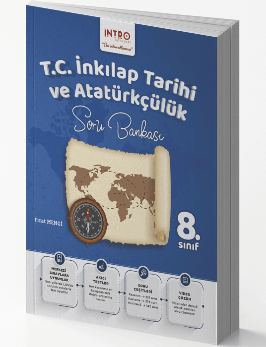 İntro Yayınları 8. Sınıf T.C. İnkılap Tarihi ve Atatürkçülük Soru Bankası