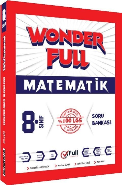 Full Matematik 8. Sınıf LGS Wonder Full Matematik Soru Bankası