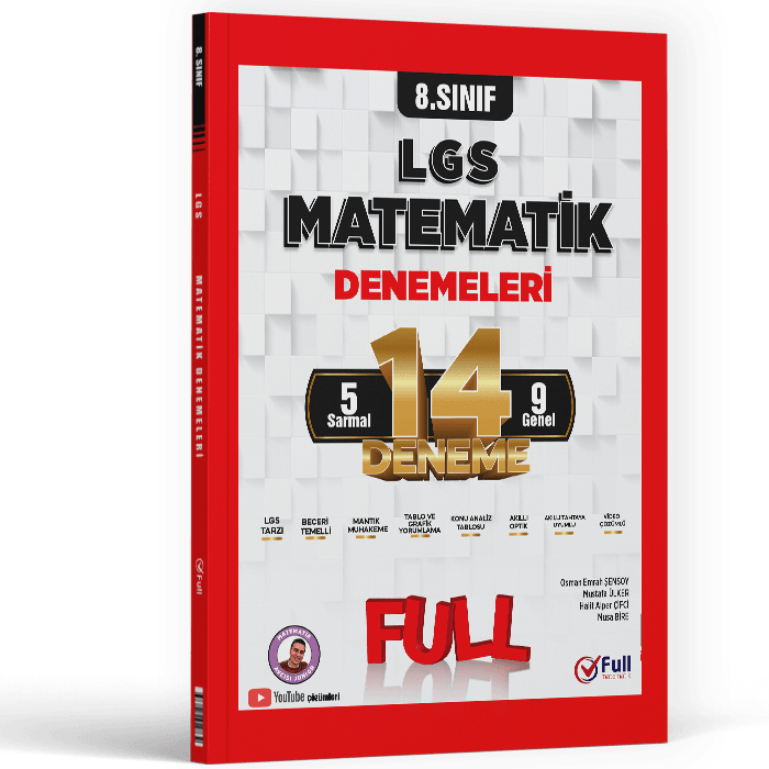 Full Matematik Yayınları 8. Sınıf LGS Matematik 14 lü Branş Denemeleri