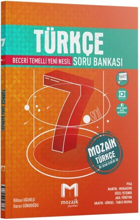 Mozaik Yayınları 7. Sınıf Türkçe Soru Bankası