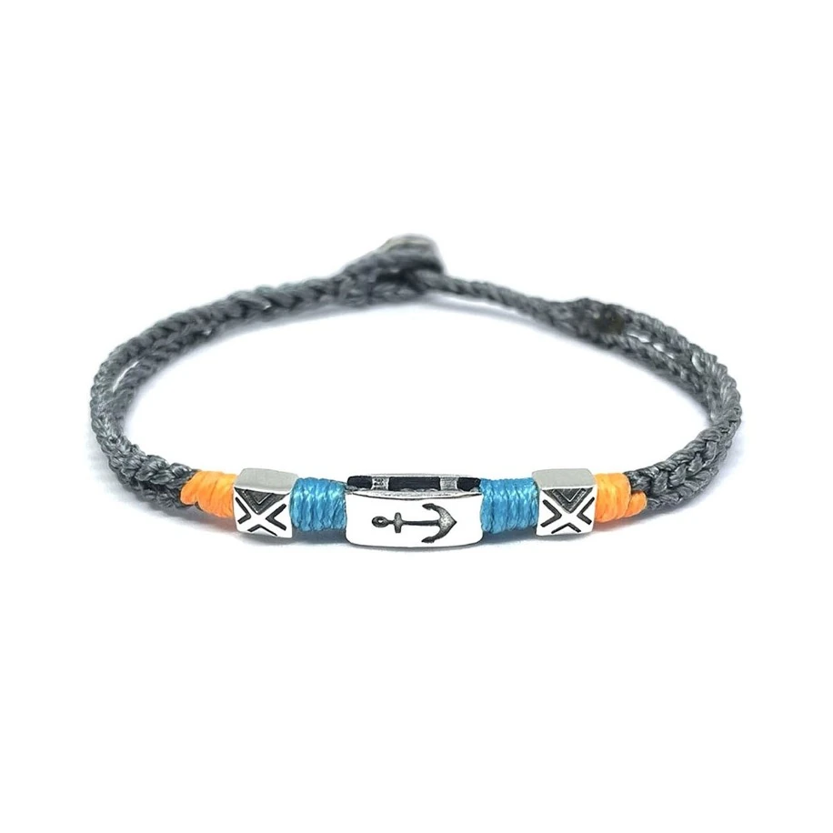 Gümüş Coşku | Çapa Sembollü Unisex Bileklik