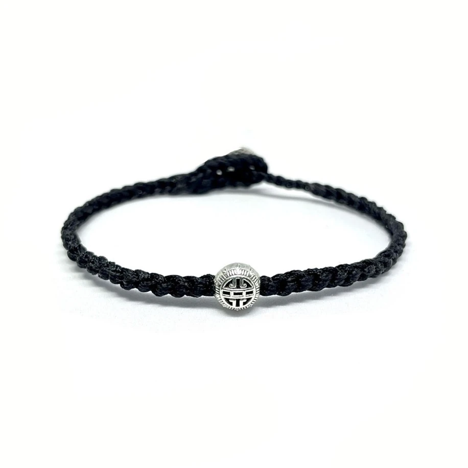 Pirinç Shou (Mutluluk) Sembollü Unisex Bileklik