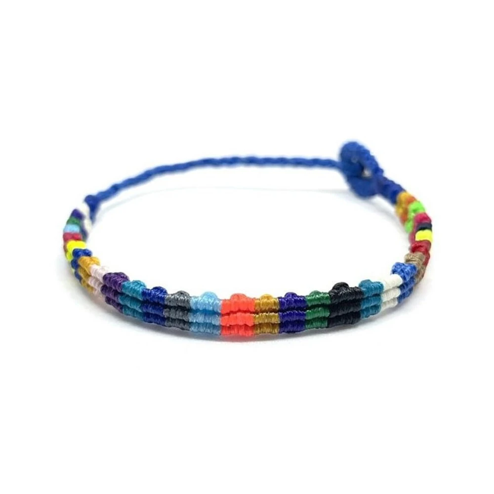 Renkli Unisex Makrome Bileklik
