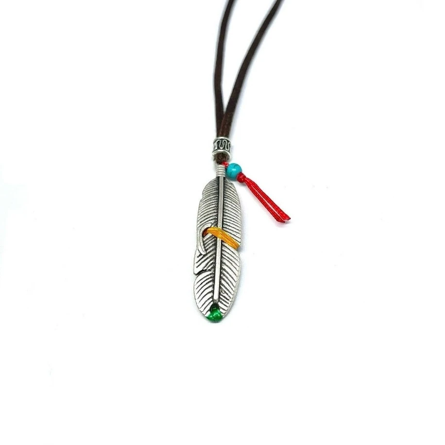 Pirinç Pluma Unisex Kolye