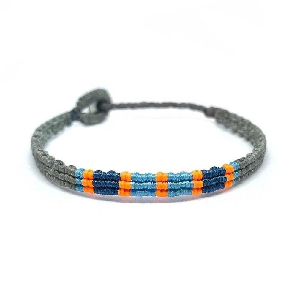 Unisex 3 Sıralı Makrome Bileklik