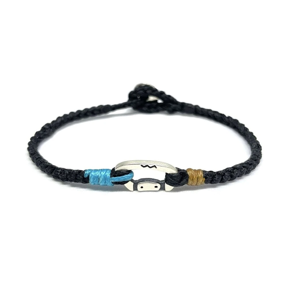 Gümüş Güven Kilidi Sembollü Unisex Bileklik