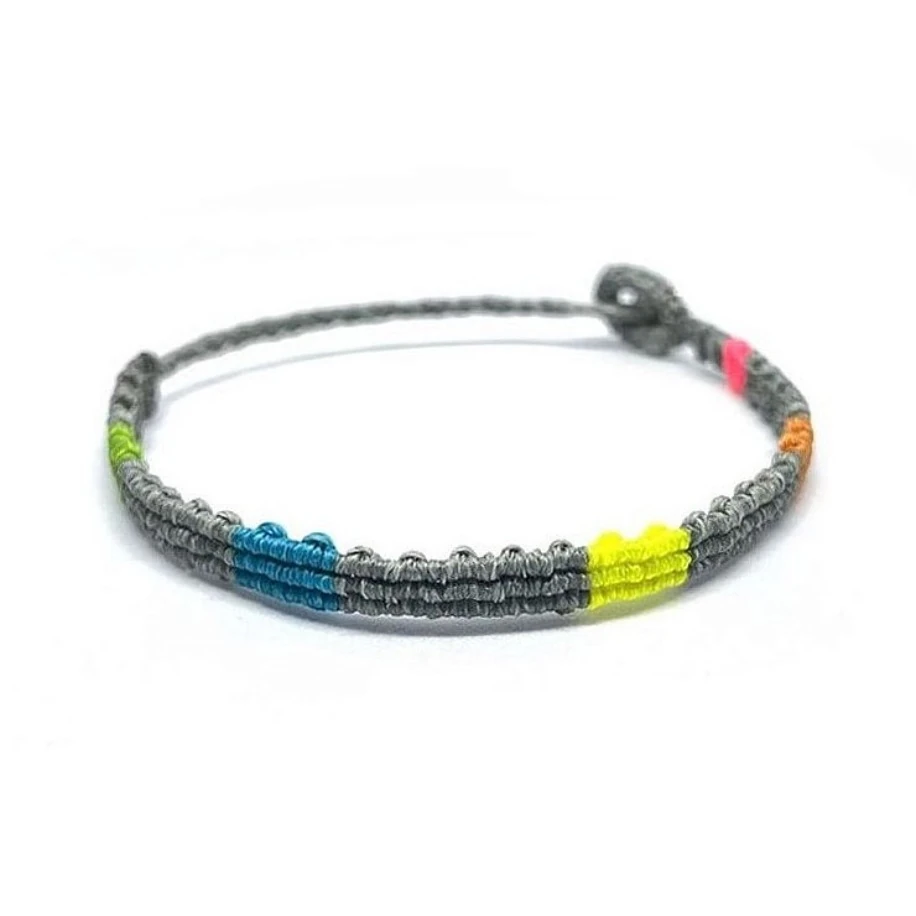 Unisex 3 Sıralı Makrome Bileklik