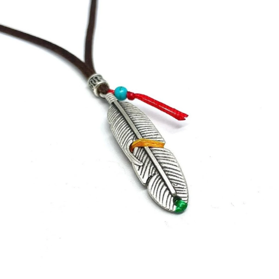 Pirinç Pluma Unisex Kolye