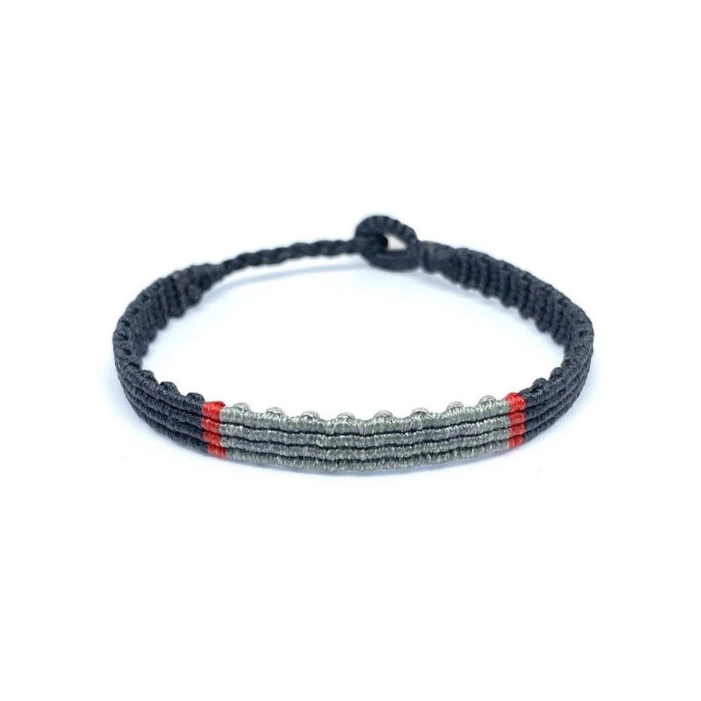 4 Sıralı Unisex Makrome Bileklik