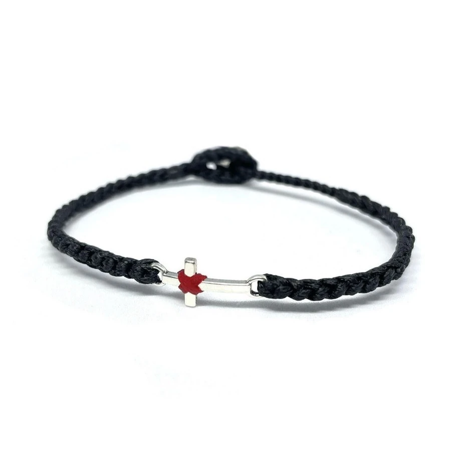 Pirinç Haçlı Unisex Bileklik