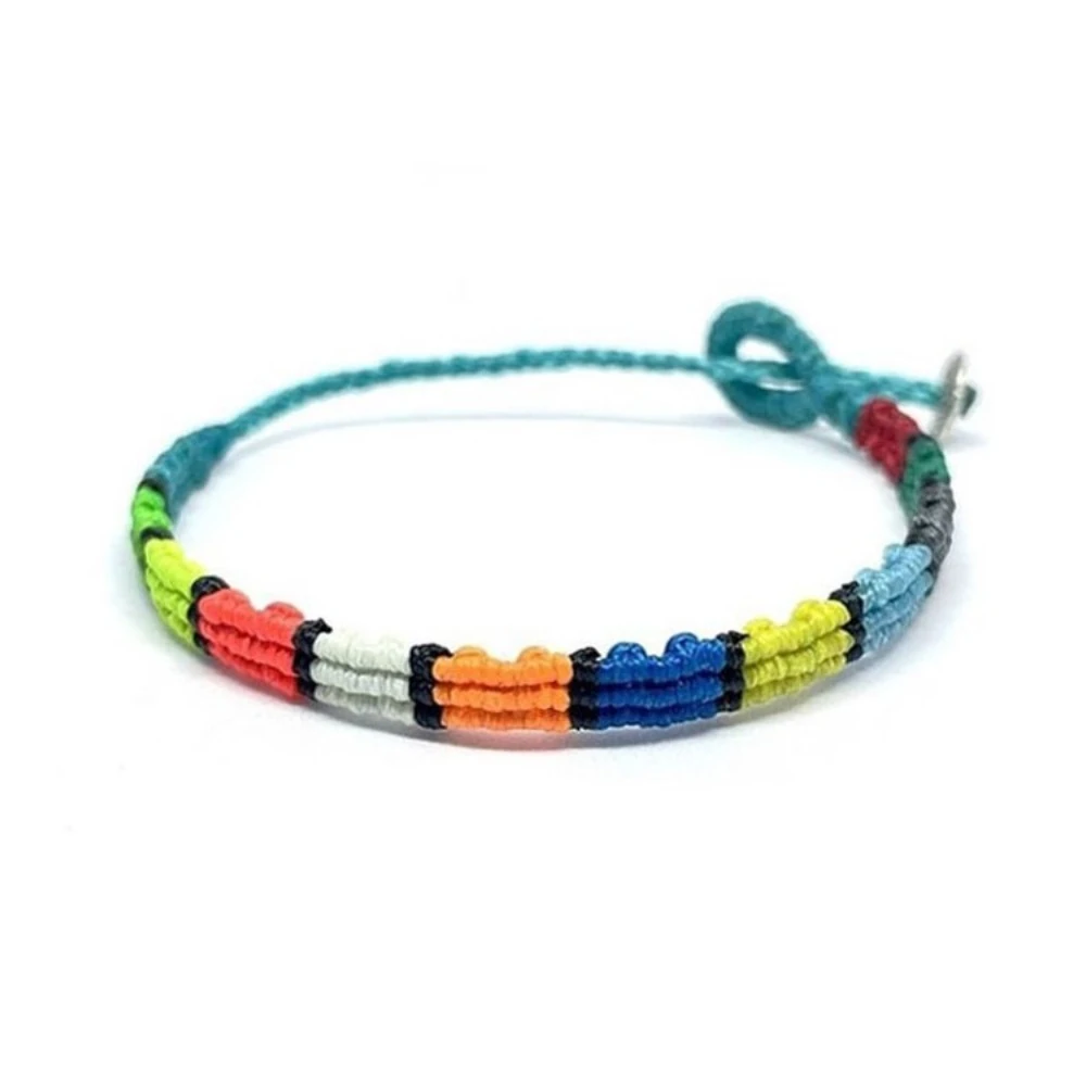 Çok Renkli Unisex Makrome Bileklik