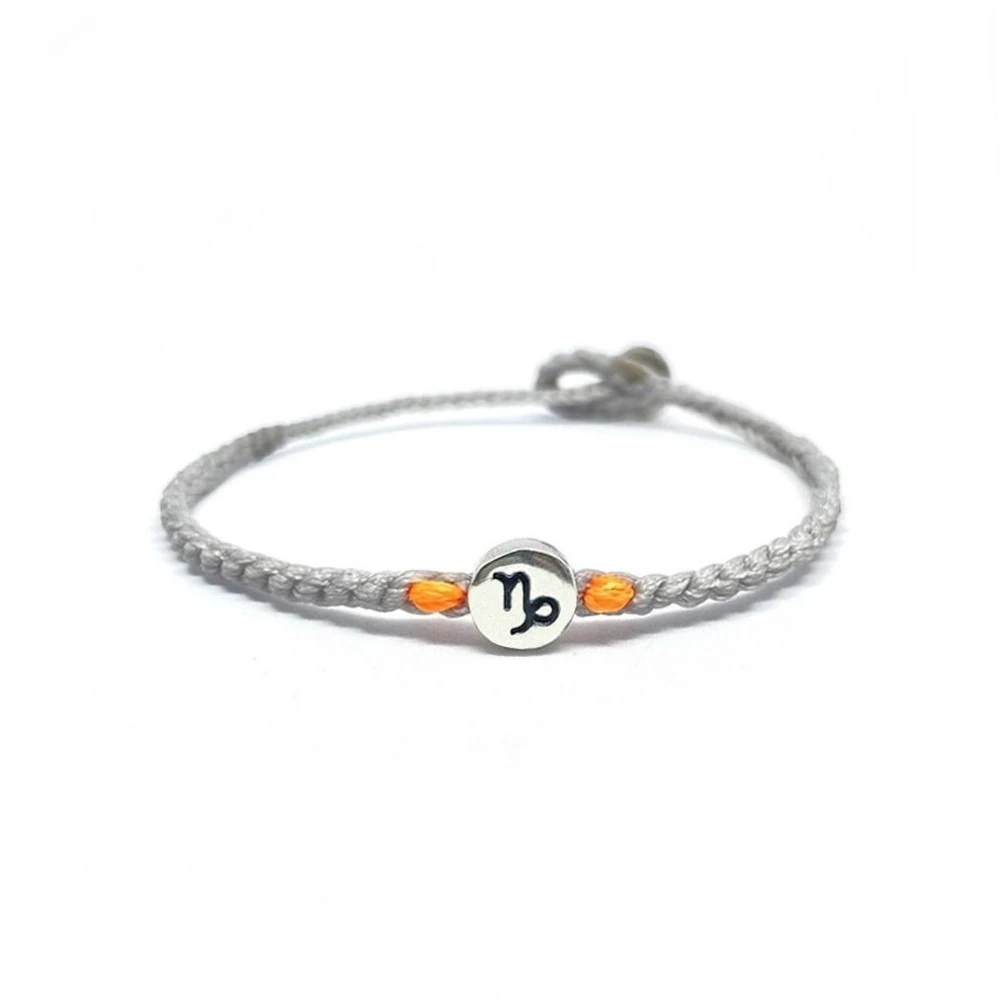 Gümüş Oğlak Burcu Unisex Bileklik