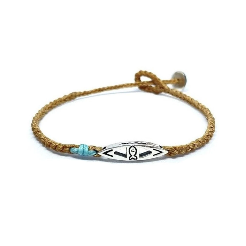 Gümüş Uyum Sembollü Unisex Bileklik