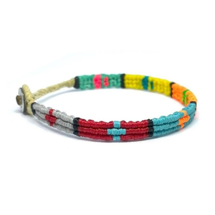 Renkli Unisex Makrome Bileklik
