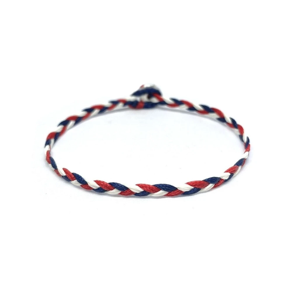 Pirinç Kilitli Unisex Renkli El Yapımı Örgü Bileklik