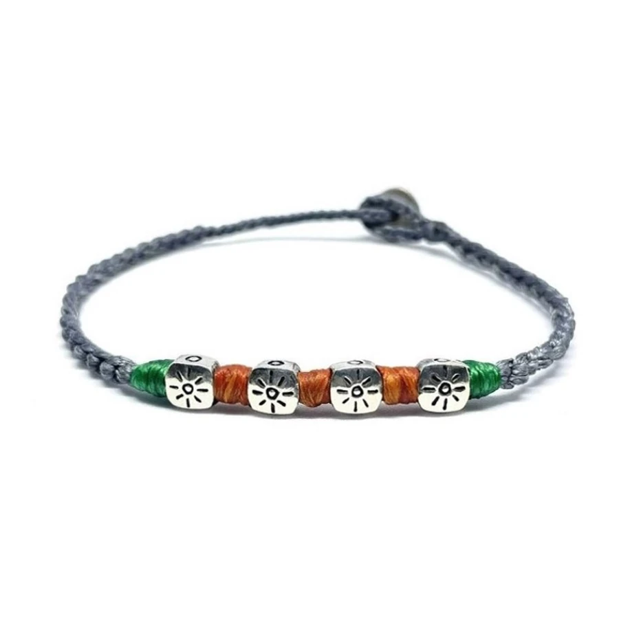 Gümüş Çoklu İyimserlik Unisex Bileklik