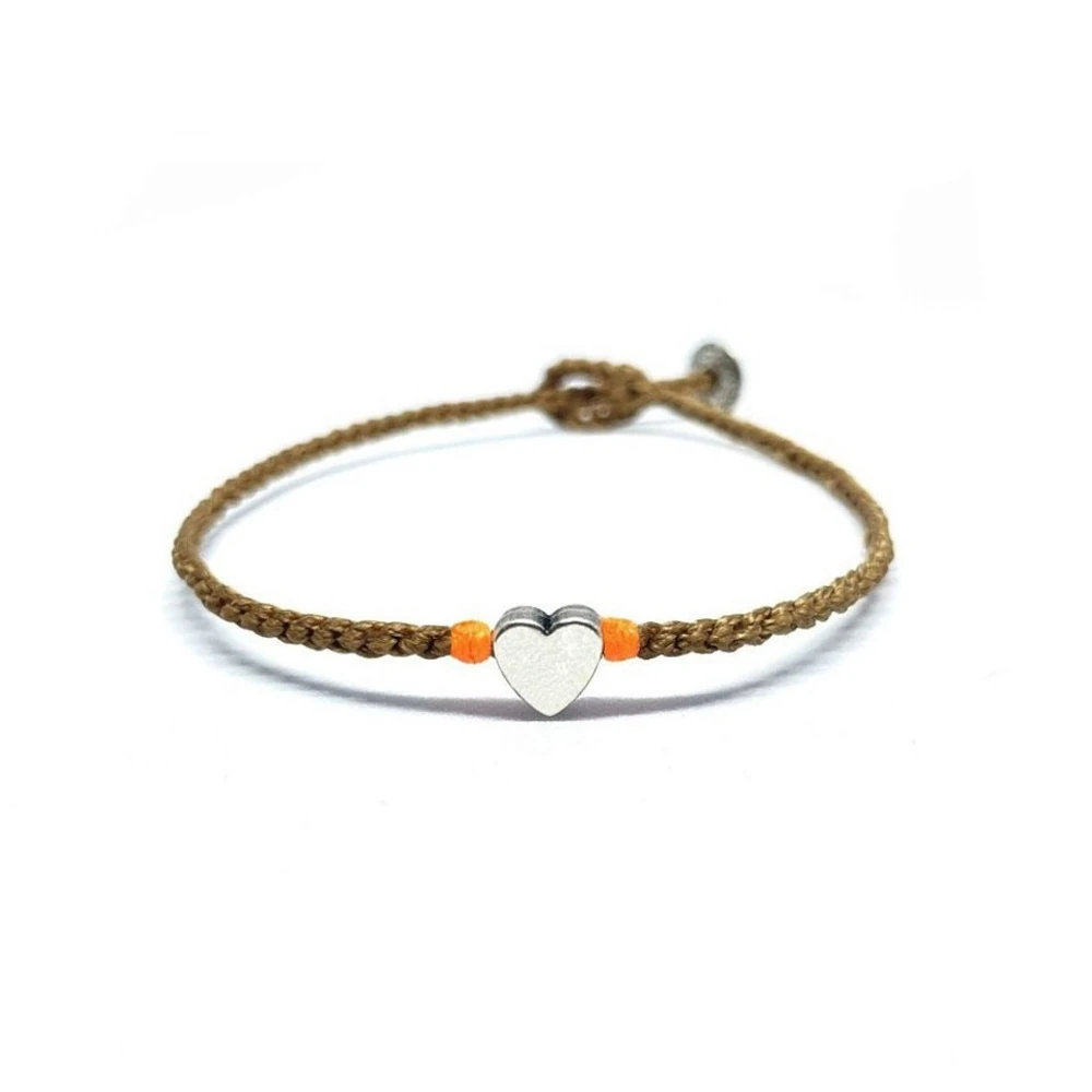 Pirinç Sevgi Sembollü Unisex Bileklik