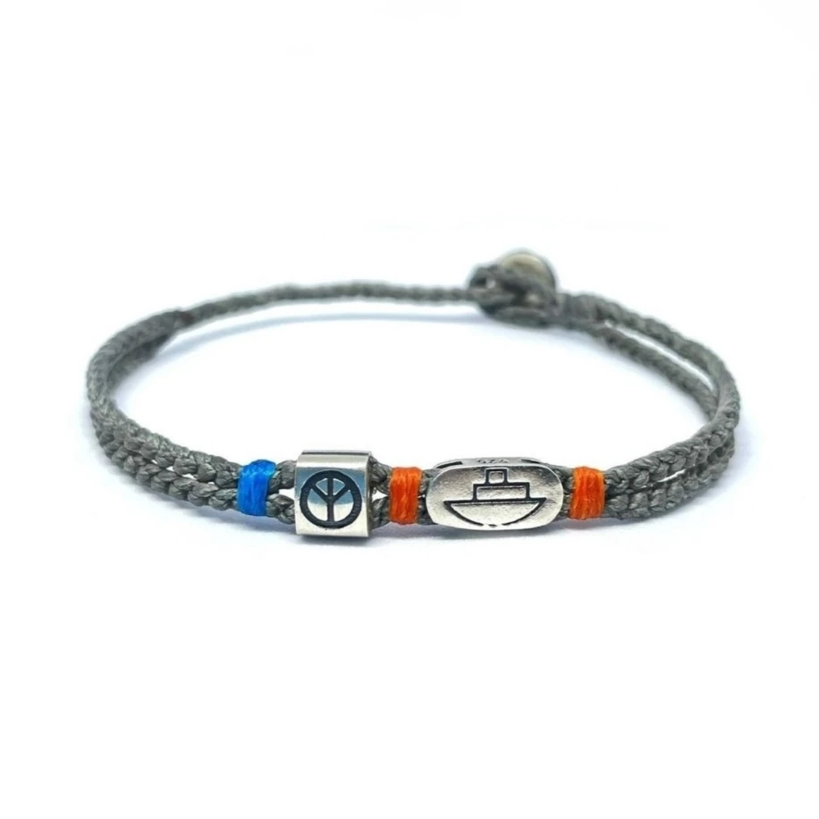 Gümüş Barış | Gemi Unisex Bileklik