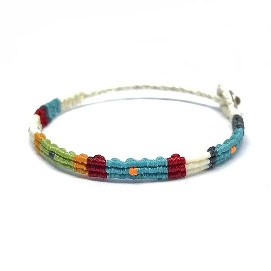 Unisex 3 Sıralı Makrome Bileklik