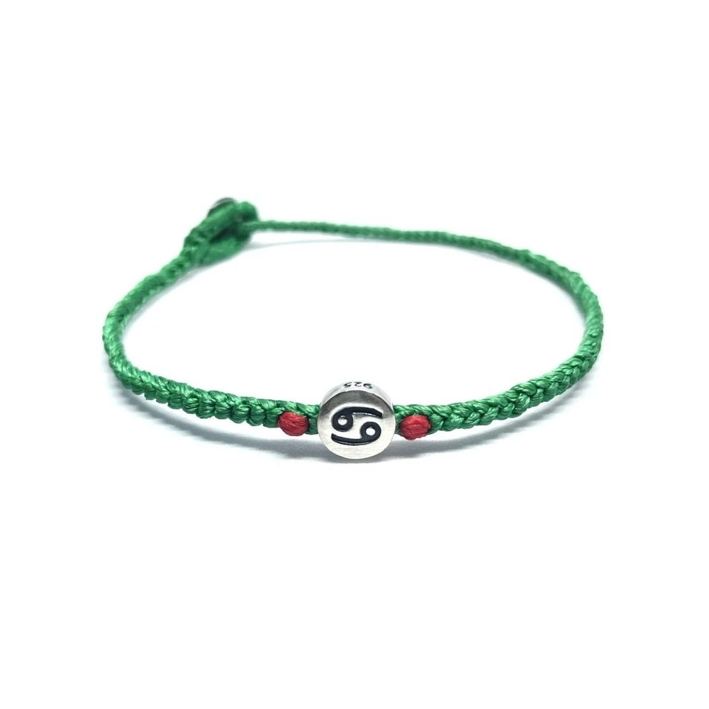 Gümüş Yengeç Burcu Unisex Bileklik