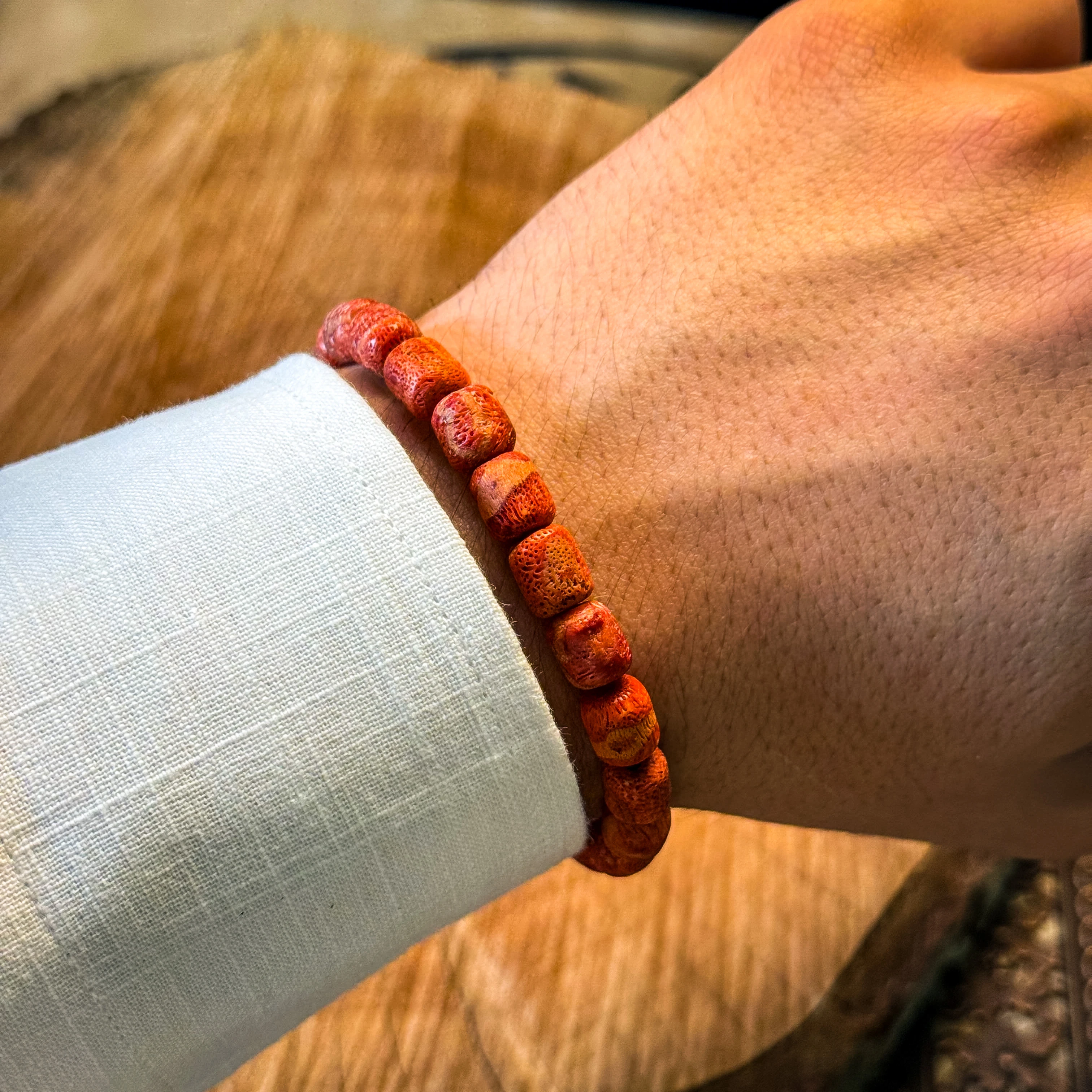 Mercan Doğal Taş Bileklik