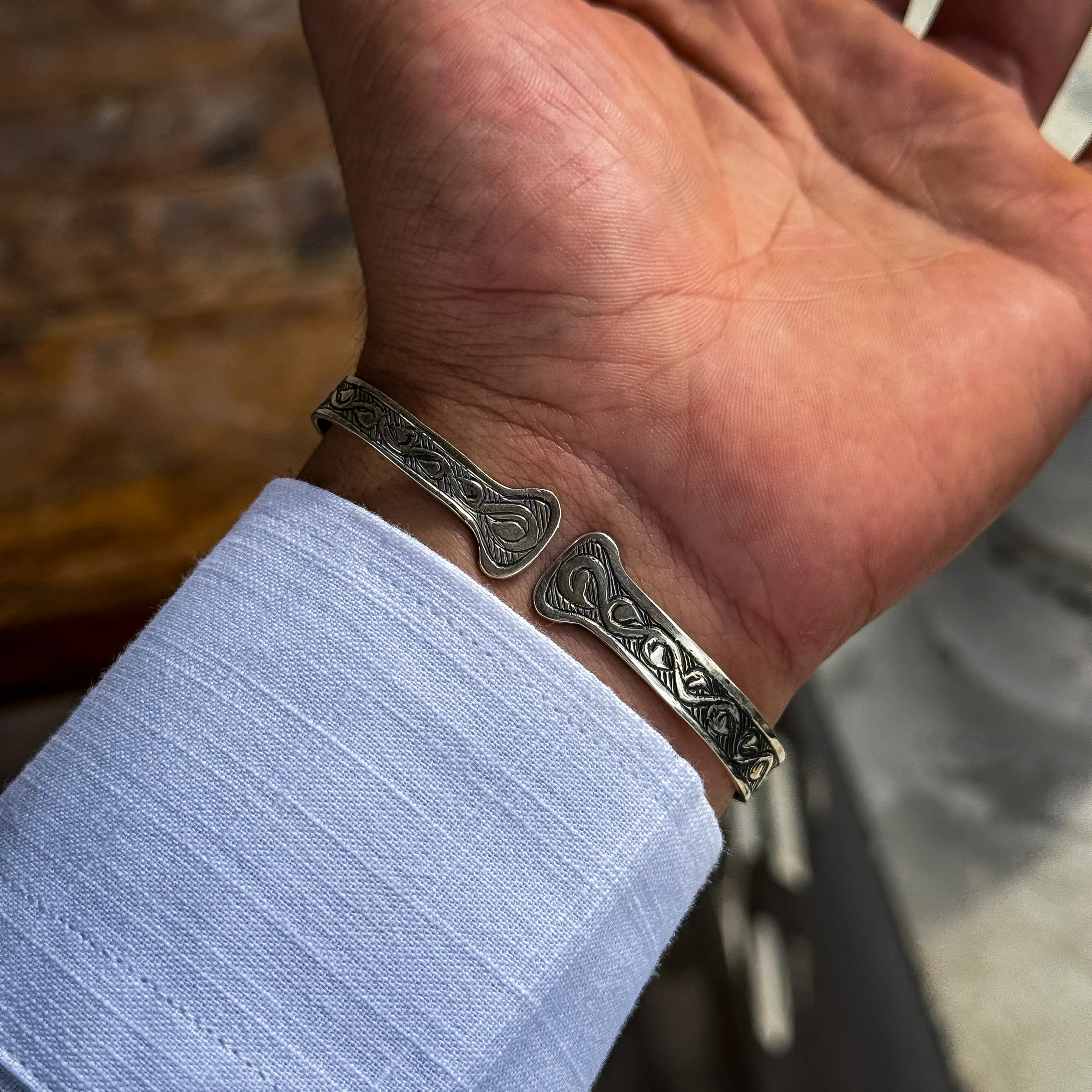 Bu Da Geçer Ya Hu Yazılı Kalem İşçiliği 925 Ayar Gümüş Bileklik