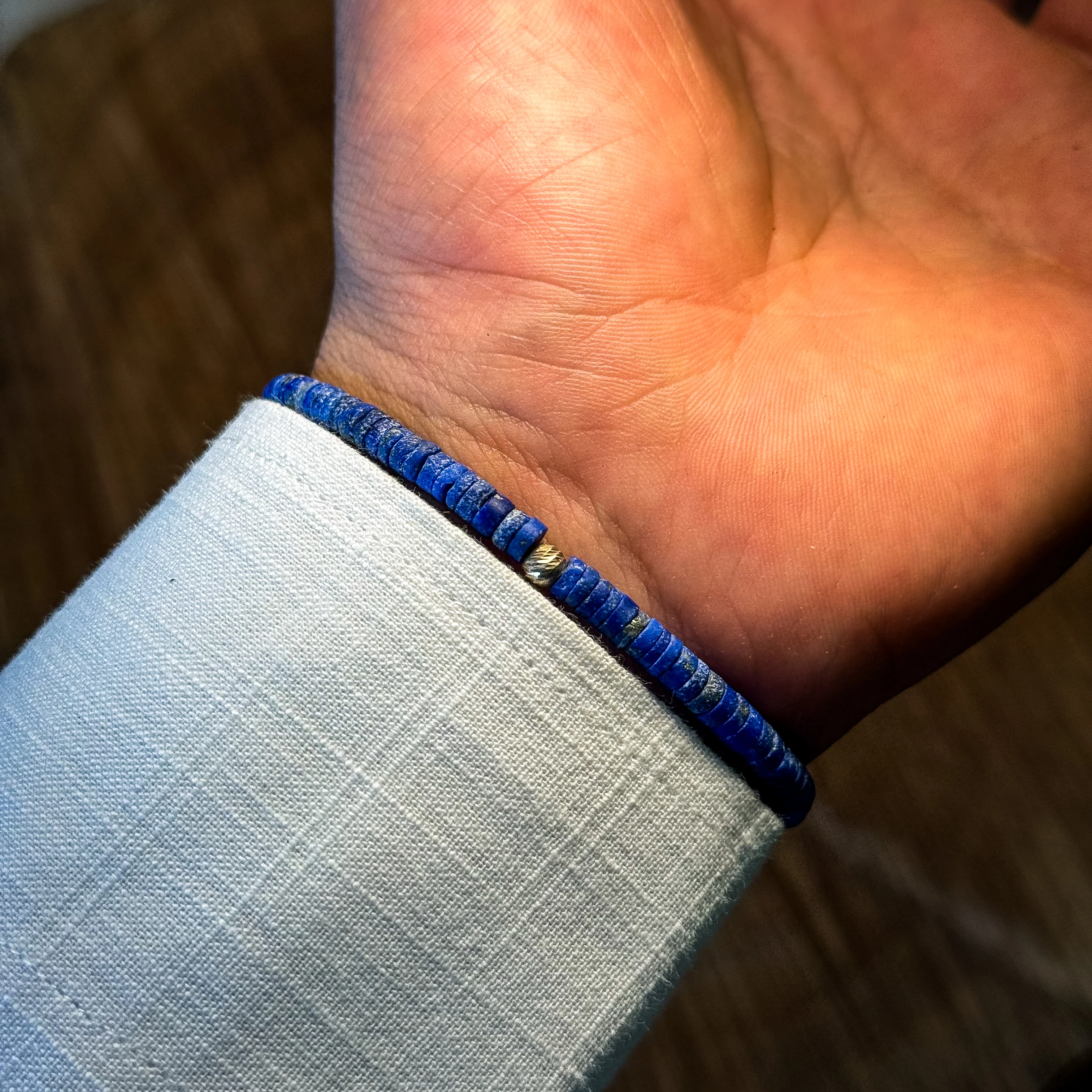 Lapis Lazuli & Akuamarin Doğal Taş Bileklik