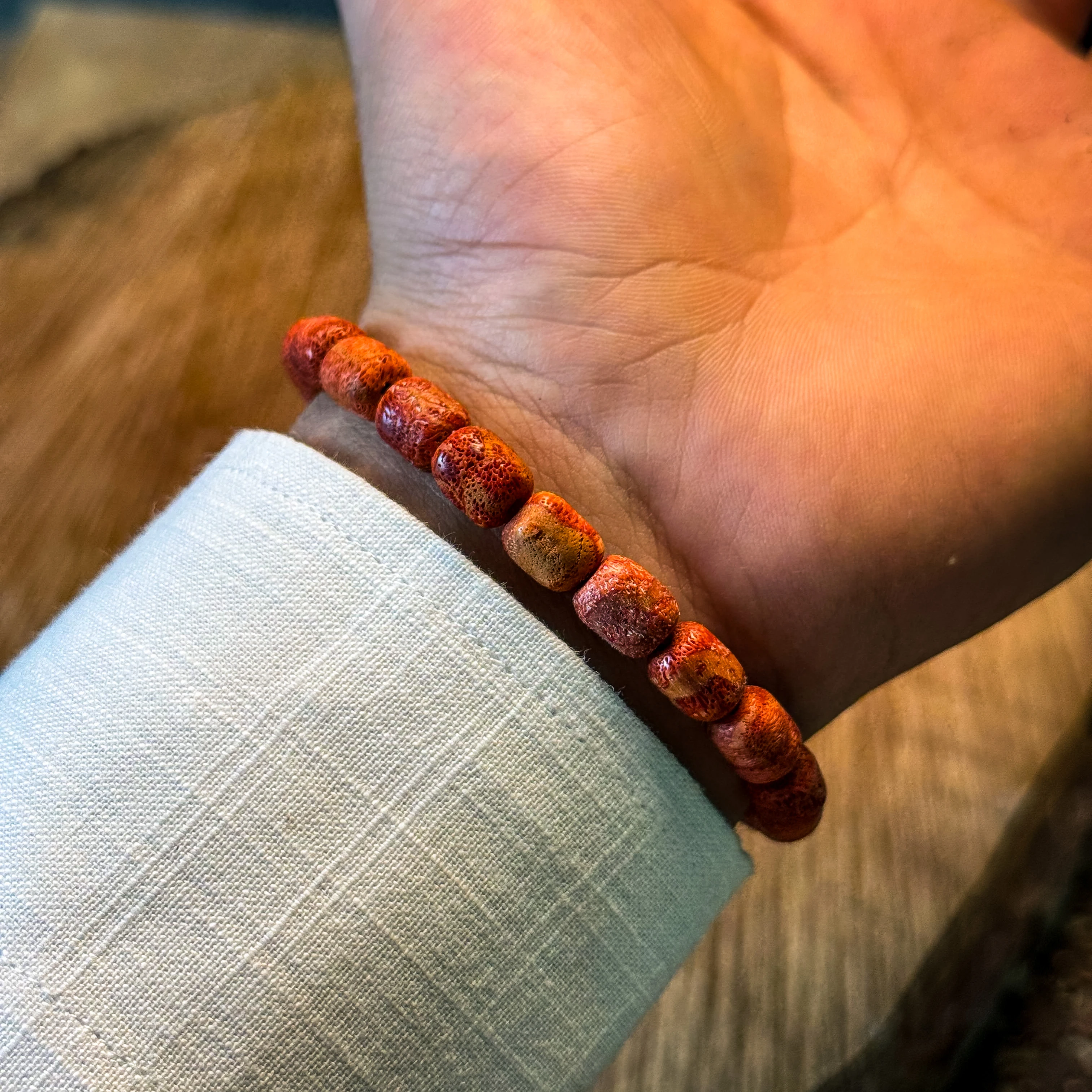 Mercan Doğal Taş Bileklik