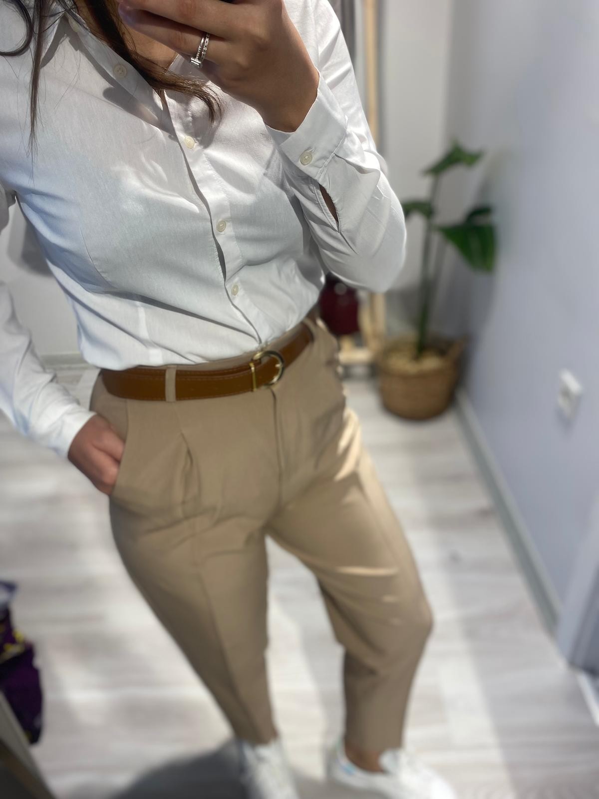 Kemerli Havuç Pantolon