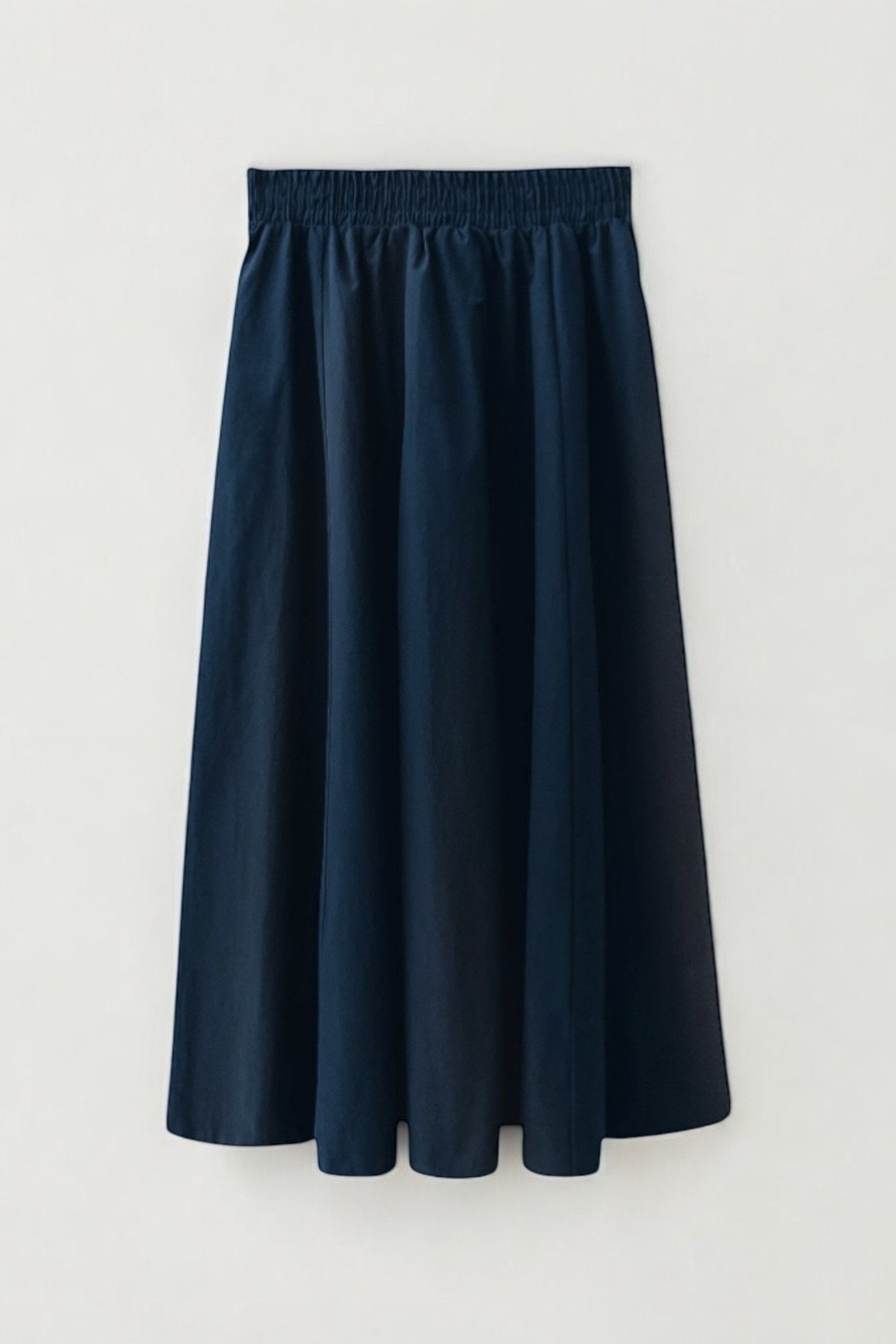 Yumuşak pamuklu etek  - deep navy