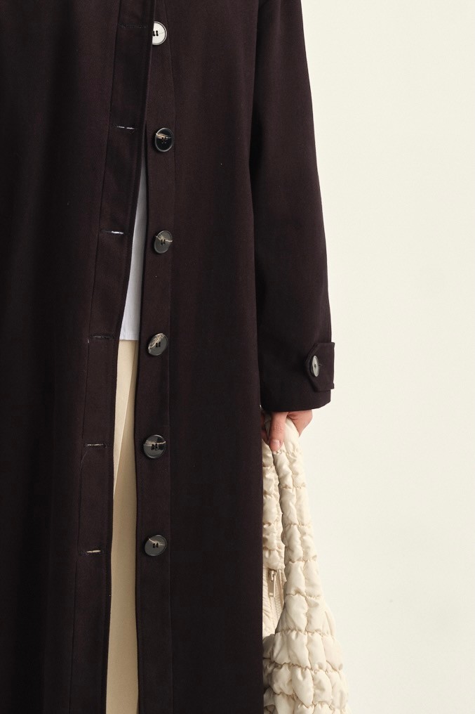 Gabardine Trench Coat
