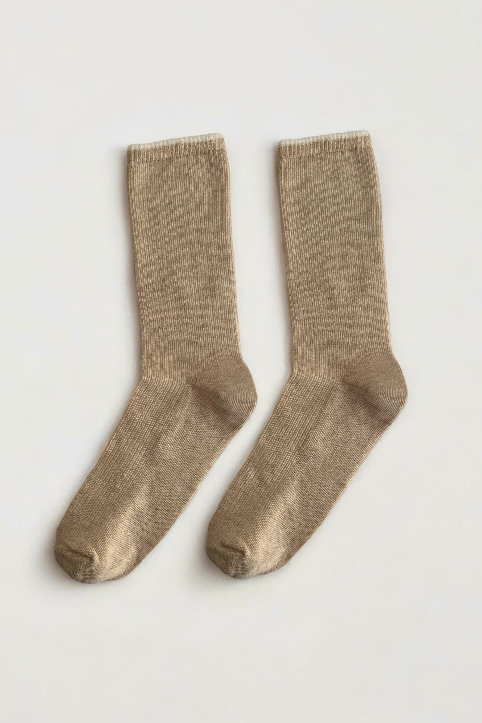 %100 pamuk çorap - brown beige
