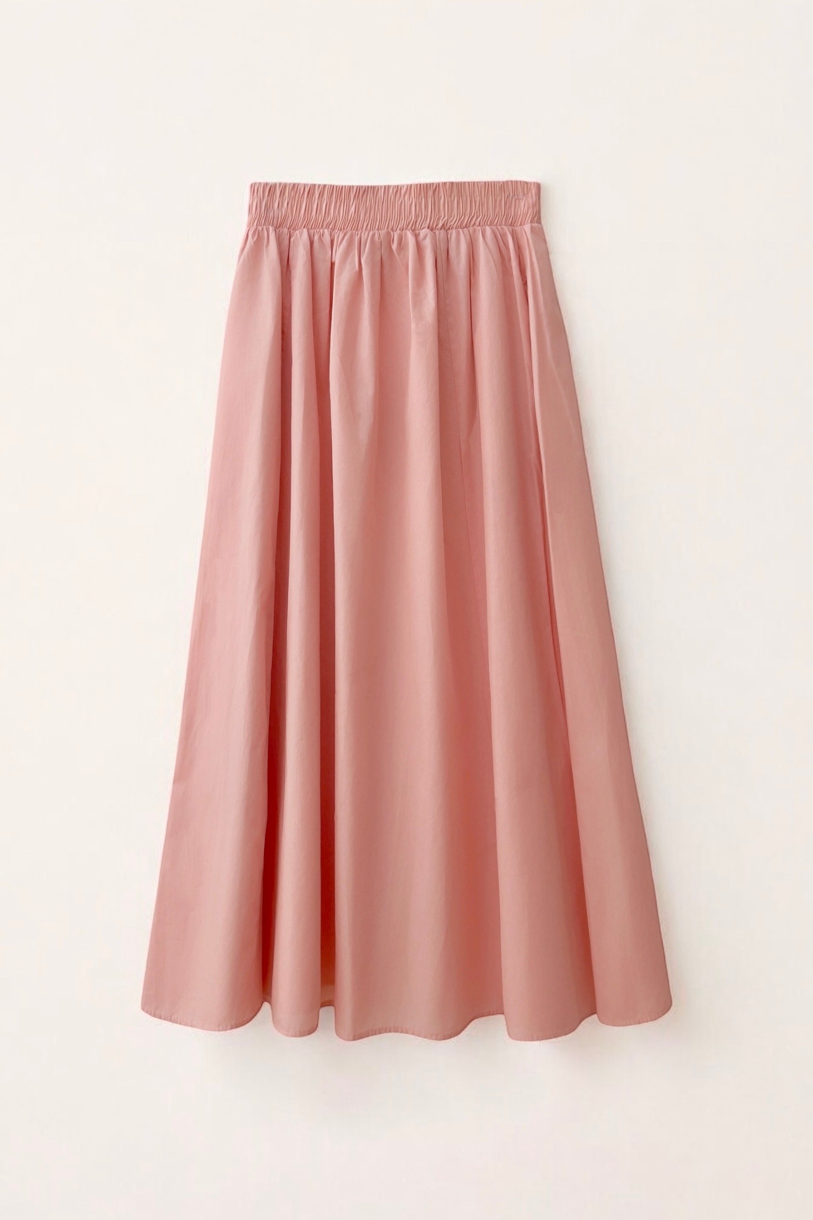 Parçalı Poplin Etek  - blush bloom