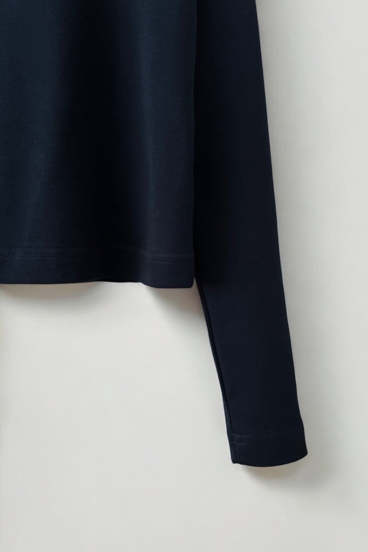 Basic Pamuklu T-shirt - deep navy