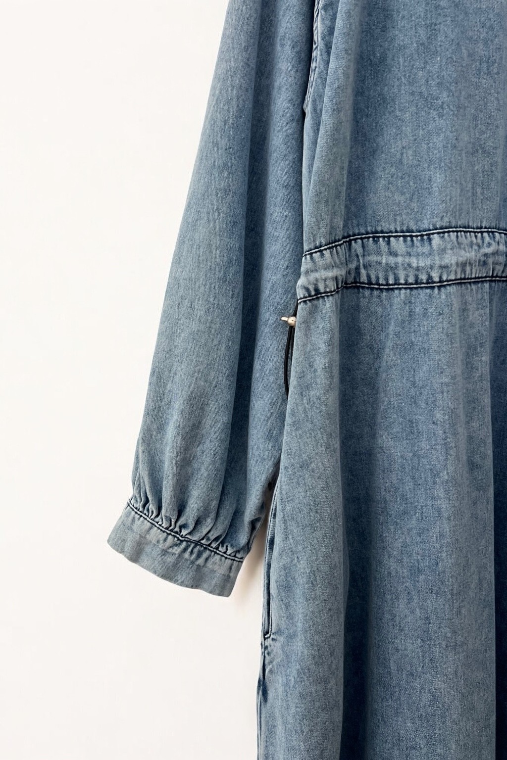 İnce denim elbise 
