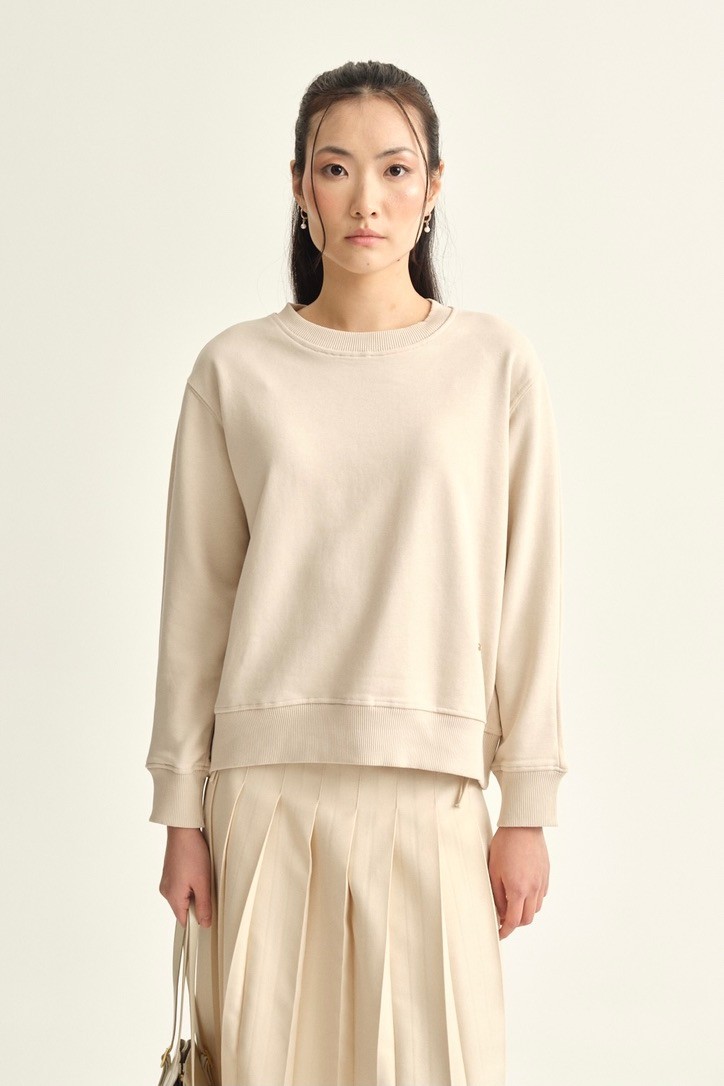 Basic sweatshirt  - beige