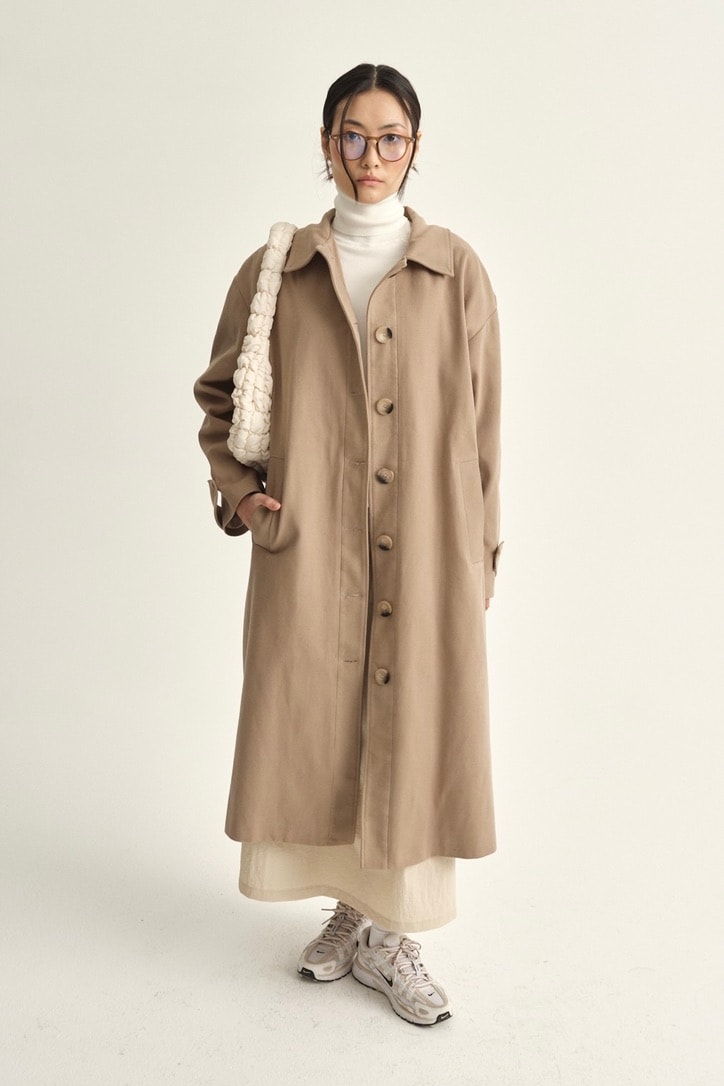Gabardin Trençkot  - mink