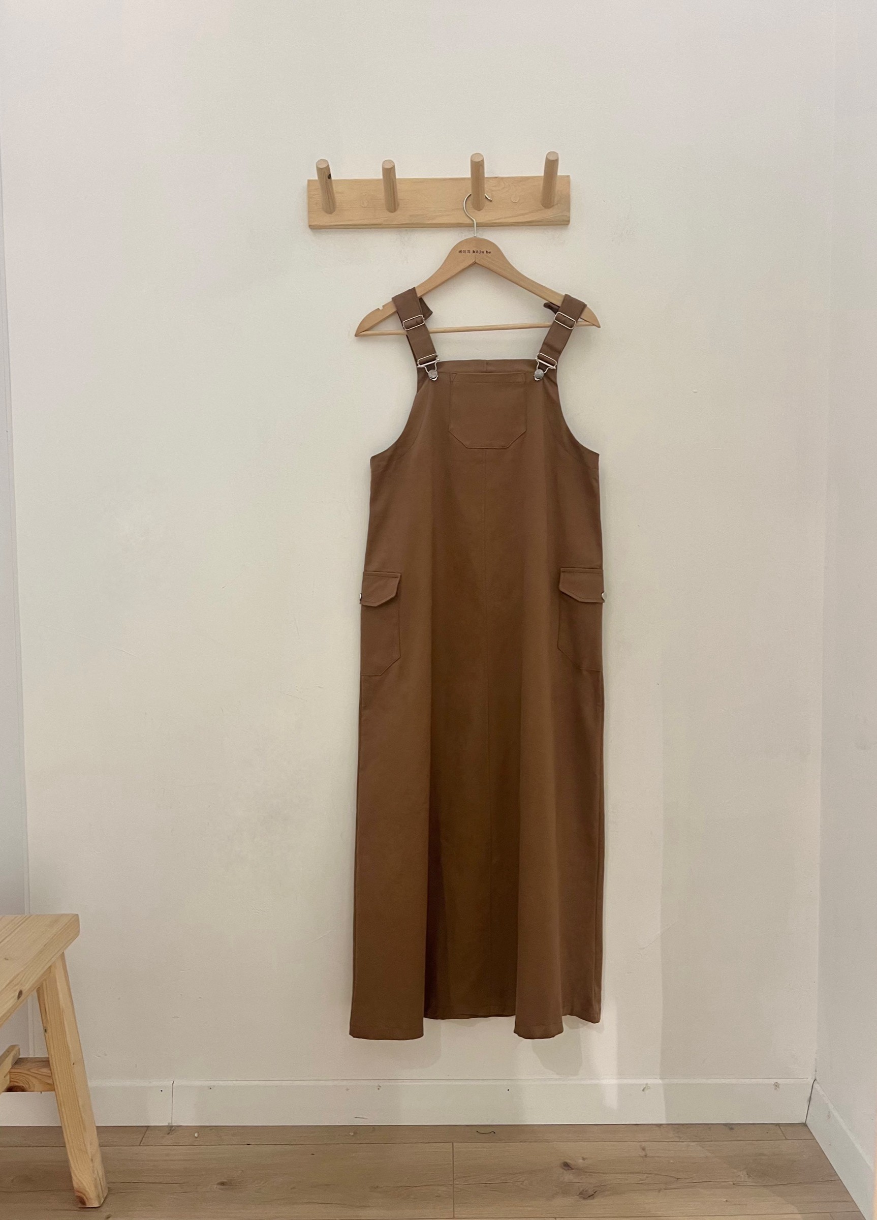 Gabardin salopet  - brown