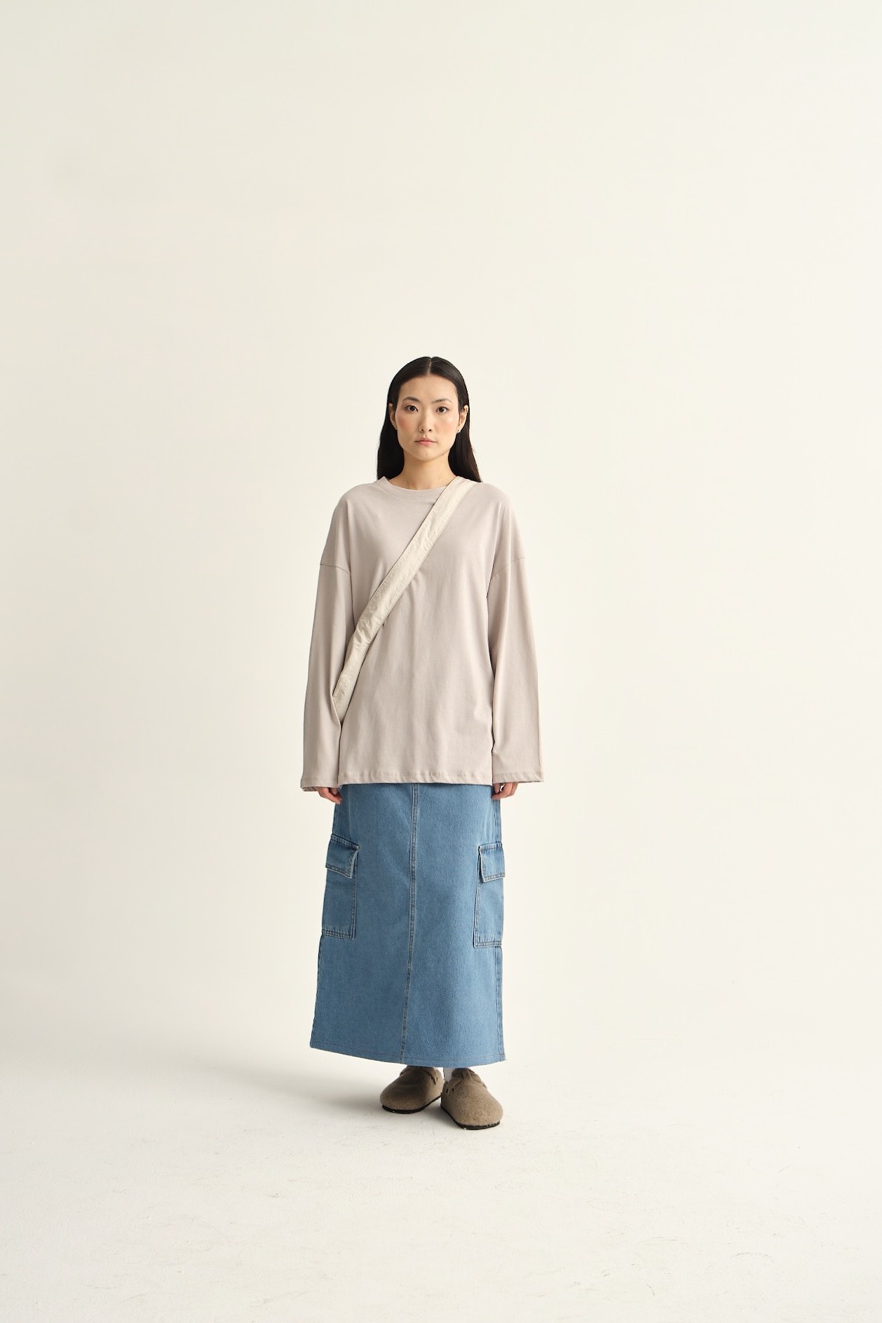 Oversize t-shirt - gray