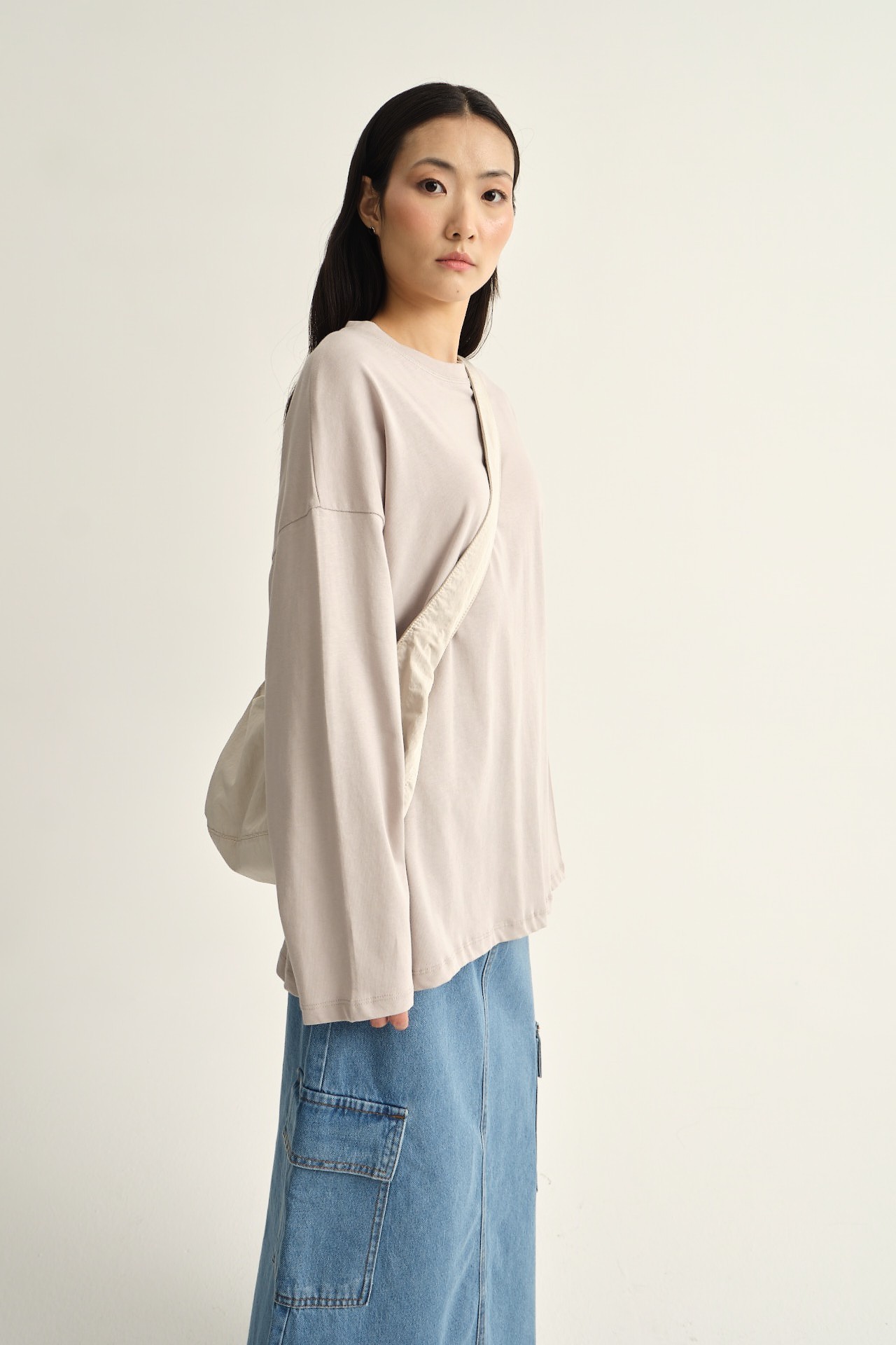 Oversize t-shirt - gray